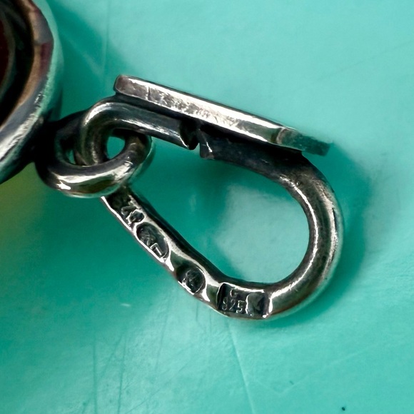 Authentic Baltic Amber Pendant with 925 Silver Frame - Picture 4 of 6